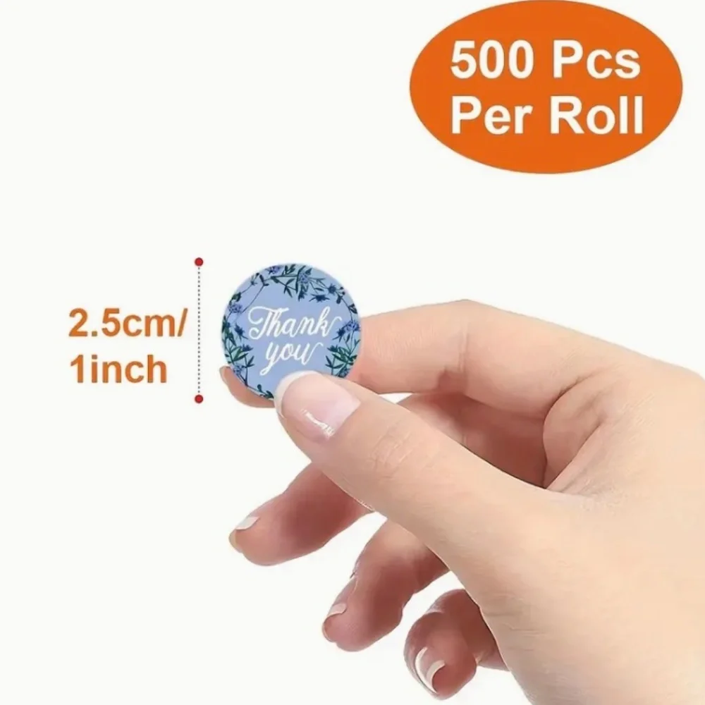Thank You Stickers For Sale New 500 pieces/pack Waterproof labels 1” x 2.5 cm